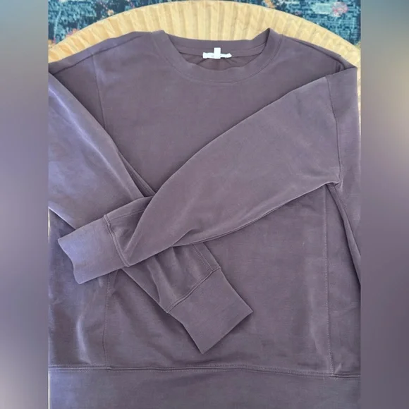 Maurice’s Cloud Scuba Knit Crew Neck Sweatshirt size M Purple - Picture 4 of 7